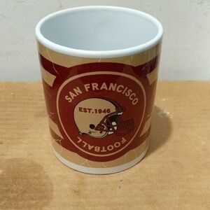 San Francisco Football Ceramic Mug Cup 🆕